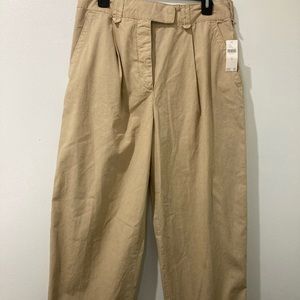 Anthropologie high waist wide cuff pants
